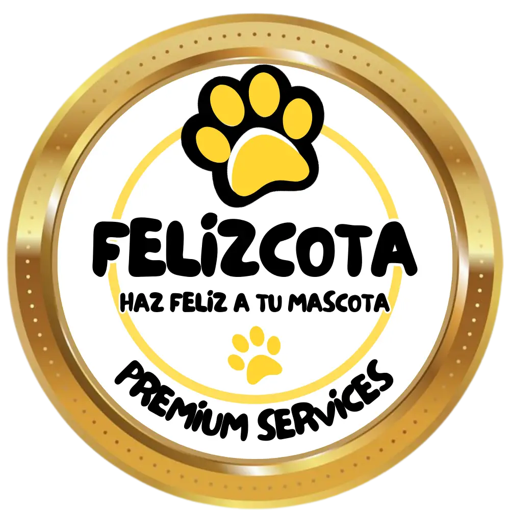 Logo de felizcota premium services en fondo blanco